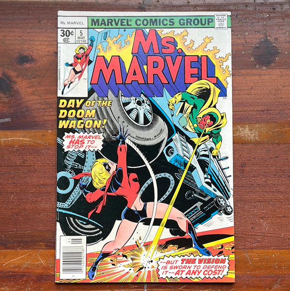 Ms Marvel #5 The Vision! Bronze Age Classic! VF
