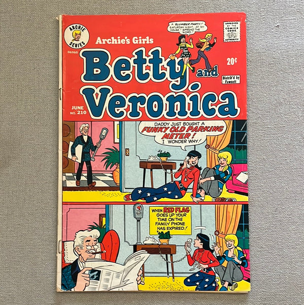 Archie’s Girls Betty and Veronica #210 Bronze Age VG+