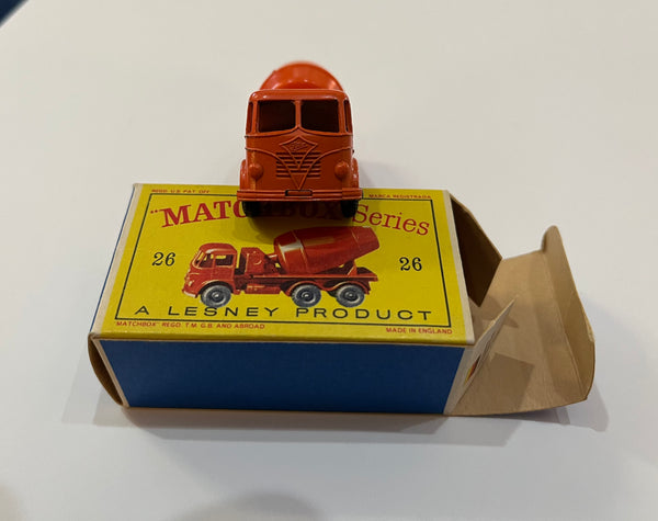 Cement Lorry 26 Lesney Matchbox Series 1960 s Made In England