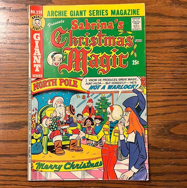 Archie Giant Series Magazine #220 Sabrina‘a Christmas Magic! FN