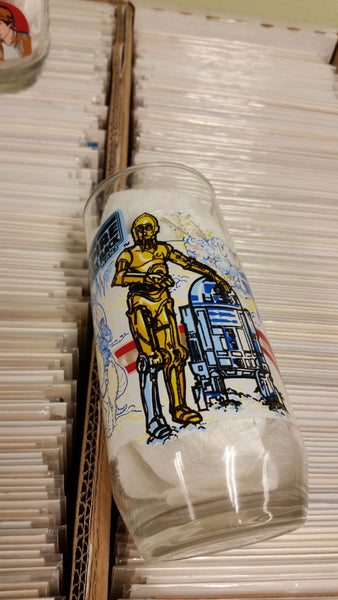 1980 Star Wars Empire Strikes Back Burger King Coca-cola Glass-replacement  Glass / Set Luke Skywalker, Han Solo, Princess Leia, Darth Vader 