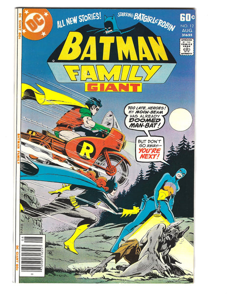 Batman Family #12 Man-Bat Robin And Batgirl Bronze Age Giant! FVF