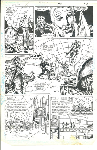 Mark Texeira Hex #9 Original Art Signed 1986 Jonah Hex – East Bay Comics