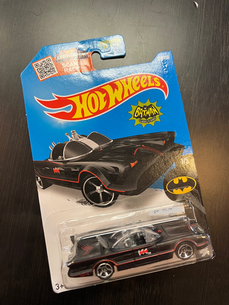 Hot Wheels Classic TV Series Batmobile 1 5 2015 Sealed on card East Bay Comics
