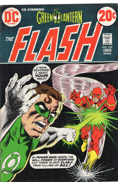 Flash 222 Co Starring Green Lantern Bronze Age Vgfn East Bay Comics 4182