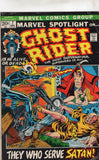 Marvel Spotlight #7 Early Ghost Rider! Bronze Age Ploog Horror Key! GVG