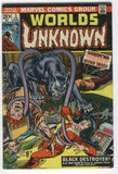 Worlds Unknown #5 The Black Destroyer A.E. Van Vogt Bronze Age Horror FVF