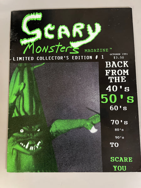 Scary Monsters Magazine #1 Collector’s Item! FN