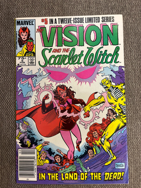 Vision and The Scarlet Witch #5 Newsstand Variant Mini-Series FVF