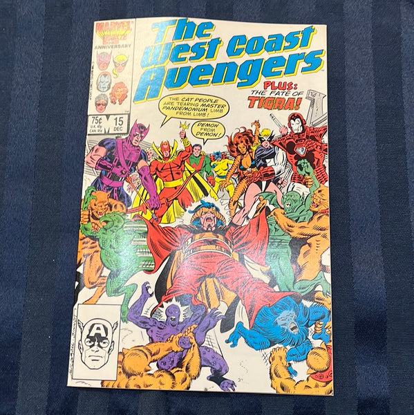 West Coast Avengers #15 The Fate of Tigra! VFNM
