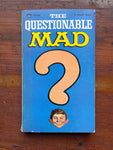 THE QUESTIONABLE MAD Vintage 1967 Humor Satire Signet PB FN