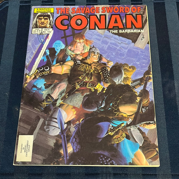 Savage Sword Of Conan #105 The Gauntlet!  VF