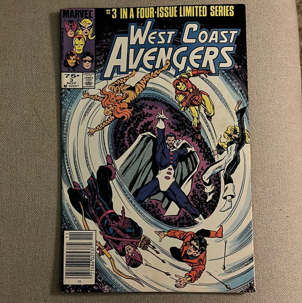West Coast Avengers #3 Mini-Series Newsstand Variant Graviton! FVF