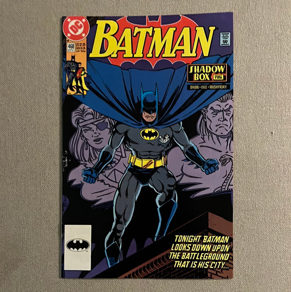 Batman #468 Battleground Gotham! VFNM