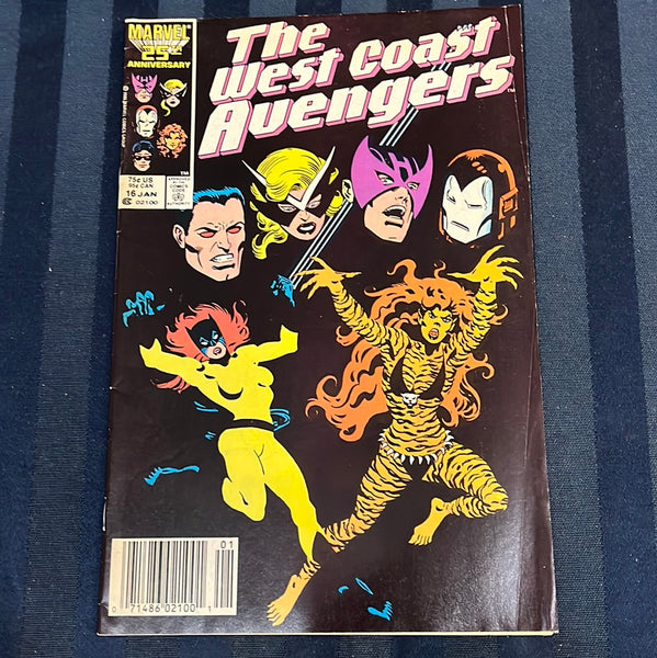 West Coast Avengers #16 Newsstand Variant FVF