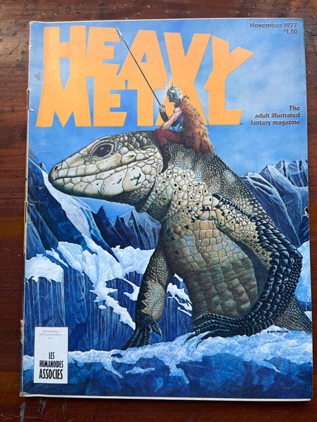 Heavy Metal #8 Moebius Mature Readers FN