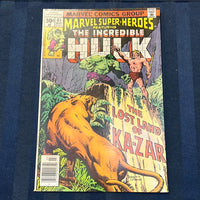 Marvel Super-Heroes #63 Hulk vs Ka-Zar! FVF