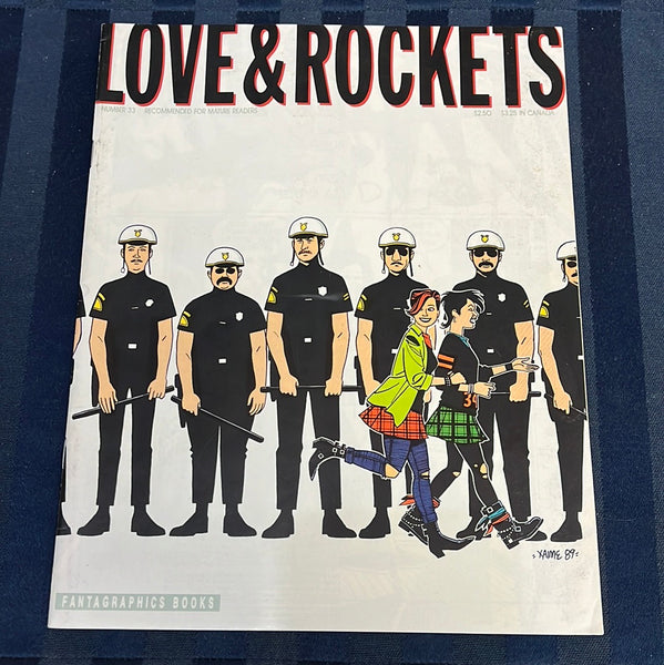 Love & Rockets #33 Magazine Fantagraphics Mature Readers FVF