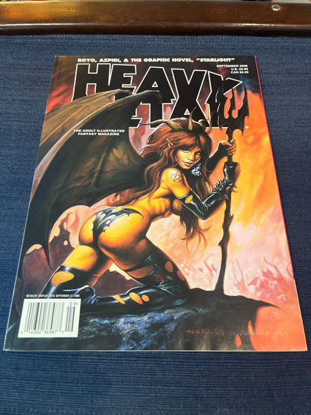 Heavy Metal September 2006 Alex Harley Hot Cover Art! VFNM