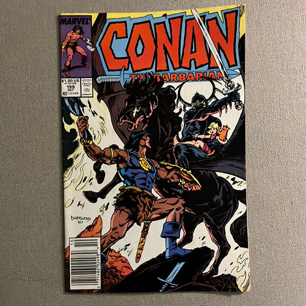 Conan The Barbarian #199 Newsstand Variant VGFN