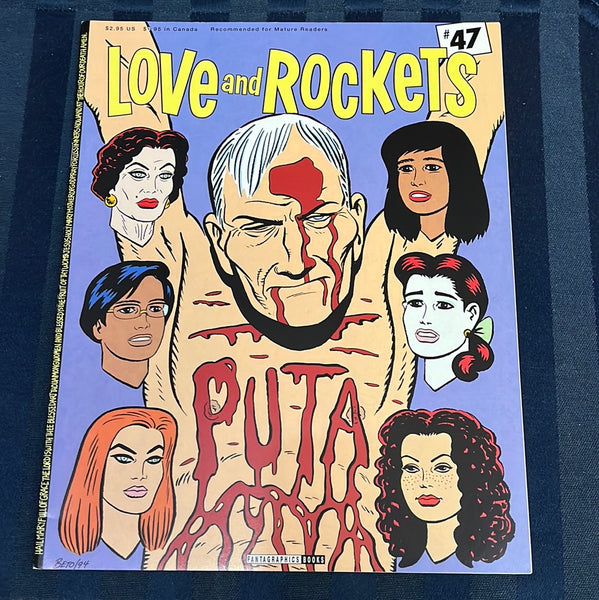 Love & Rockets #47 Fantagraphics Magazine HTF Mature Readers FVF