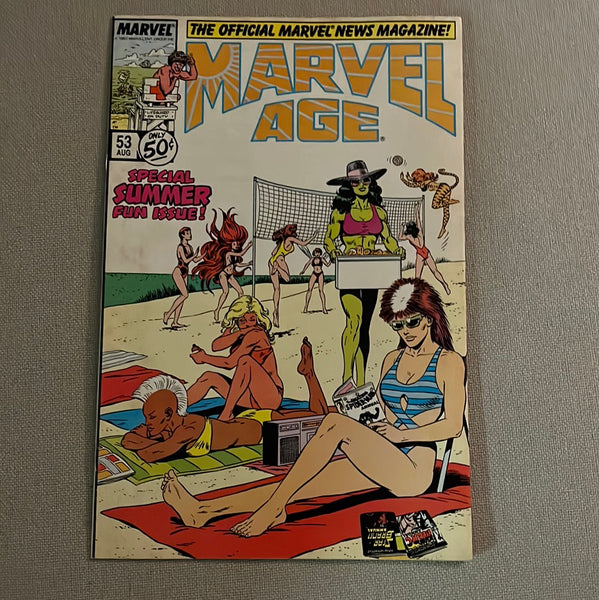 Marvel Age #53 Special Summer Fun Bikini Issue! FVF
