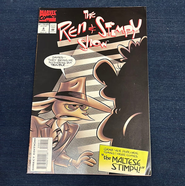 Ren & Stimpy #8 The Maltese Falcon! VG