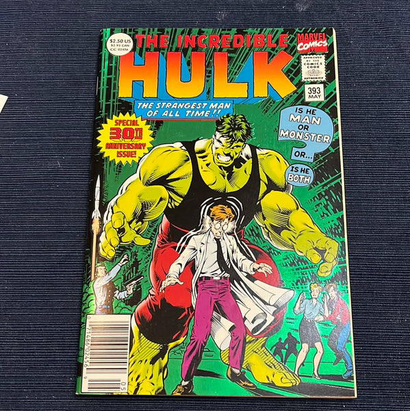 Incredible Hulk #393 30th Anniversary Foil Cover Special Newsstand Variant VF
