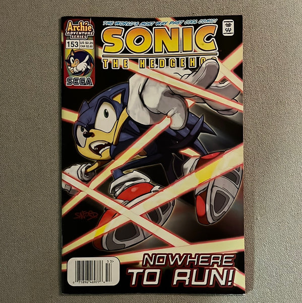 Sonic The Hedgehog #153 Rare Newsstand Variant FN