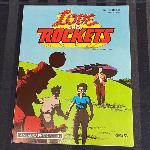 Love and Rockets #19 First Print Fantagraphics Magazine Mature Readers VF