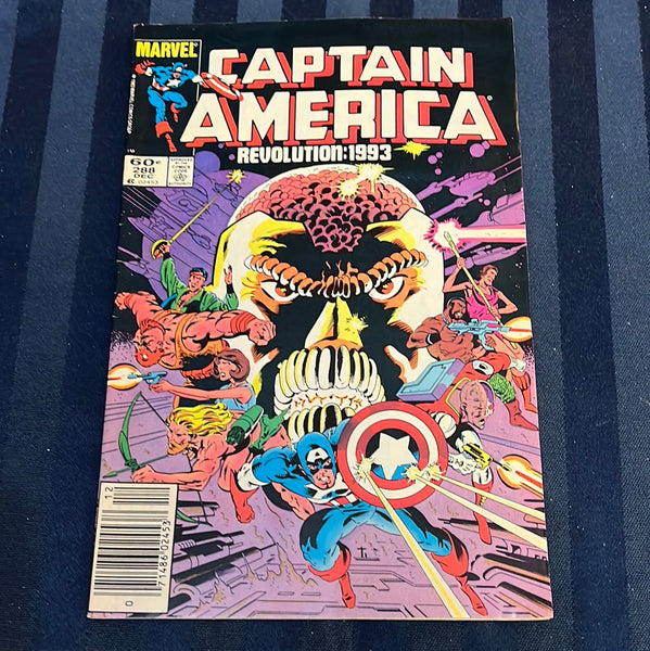 Captain America #288 Deathlok! Newsstand Variant FN