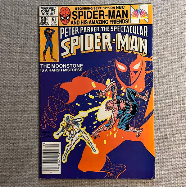 Spectacular Spider-Man #61 Newsstand! Moonstone! VGFN