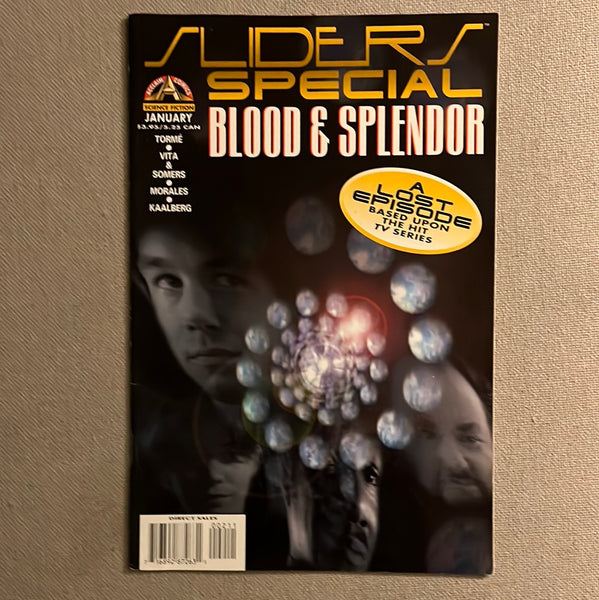 Sliders Special Blood & Splendor Acclaim Comics Jerry O’Connell FVF