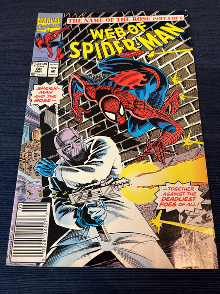 Web of Spider-Man #88 Newsstand Variant VF