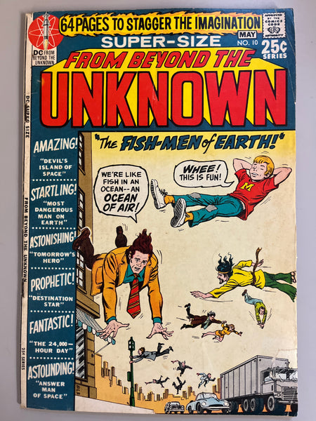 From Beyond The Unknown #10 Giant Size Bronze Age Horror VG