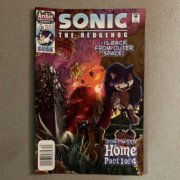 Sonic The Hedgehog #130 Rare Newsstand Variant FN