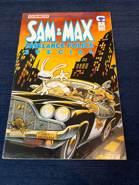 Sam and Max Freelance Police Special Comico 1989 FN