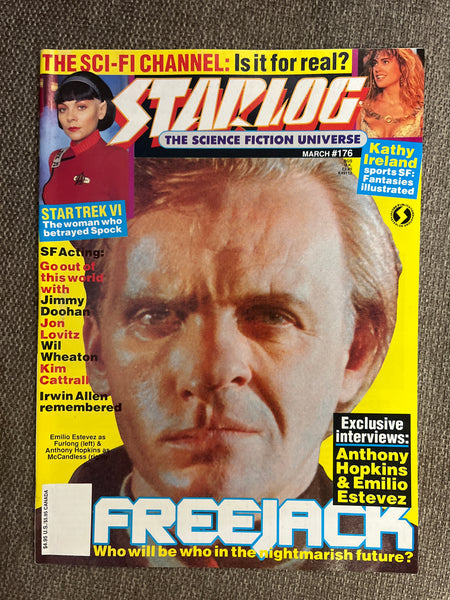 Starlog #176 Freejack! Star Trek! VF