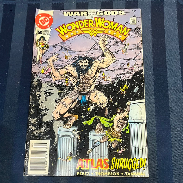 Wonder Woman #58 Newsstand Variant VF
