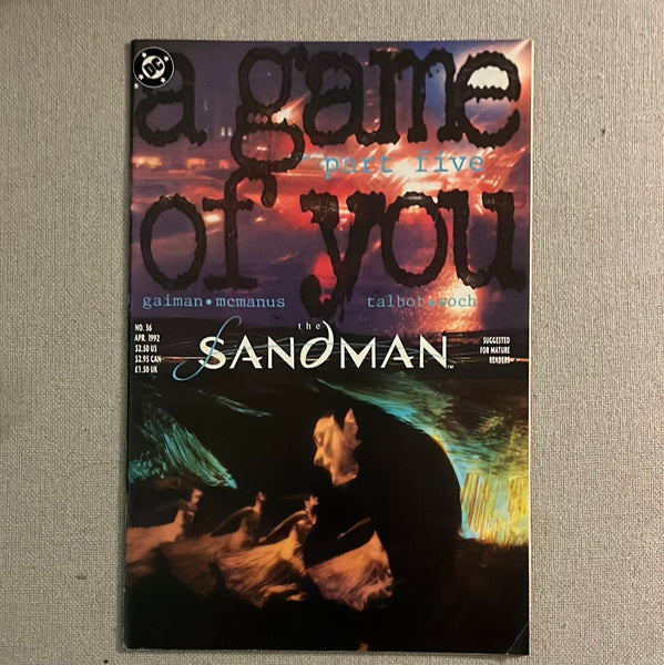 Sandman #36 Gaiman A Game of You! FVF