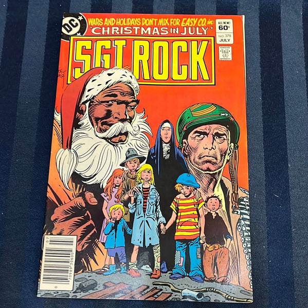 Sgt Rock #378 Christmas In July! Newsstand Variant FN
