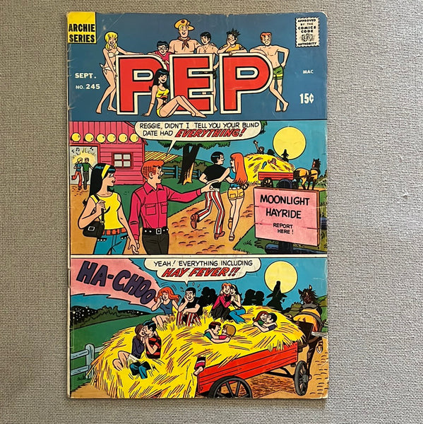 Pep #245 Bronze Age Archie Funny Book! VG