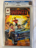 Harbinger #1 CGC 9.4 White Pages 1st Appearance W/ Coupon Valiant