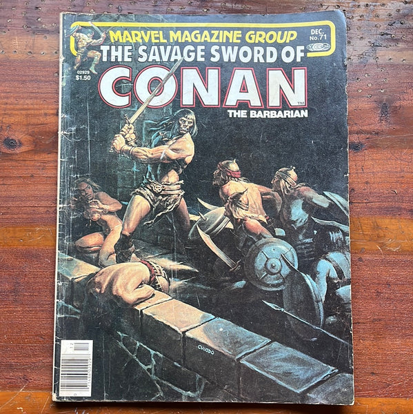 Savage Sword of Conan #71 Newsstand Variant VG