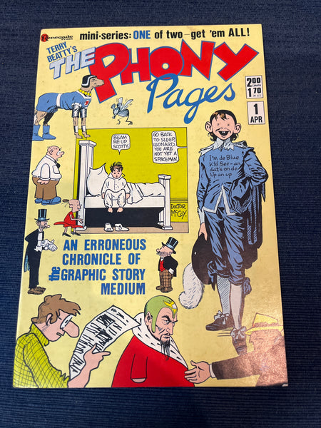 Terry Beatty’s The Phony Pages #1 HTF FN