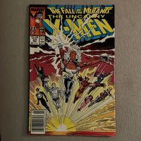 Uncanny X-Men #227 Fall Of The Mutants! Newsstand Variant VGFN