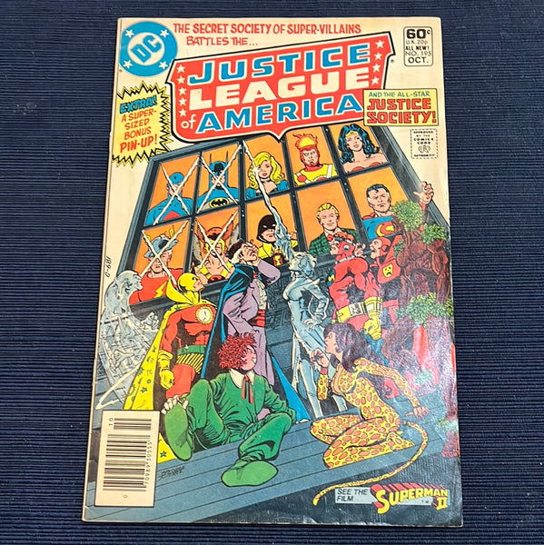 Justice League of America #195 Newsstand Variant Perez Art! VGFN