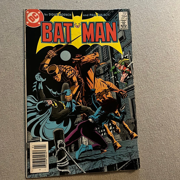 Batman #394 Newsstand Variant Cover Gulacy Art! VGFN