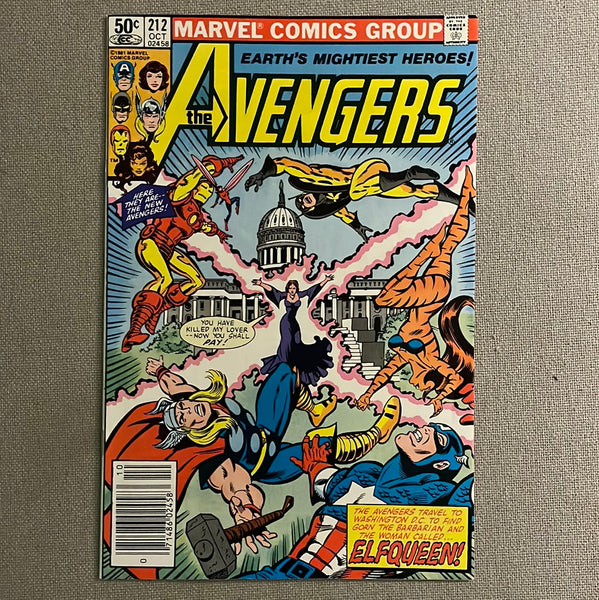 Avengers #212 Newsstand Variant VFNM