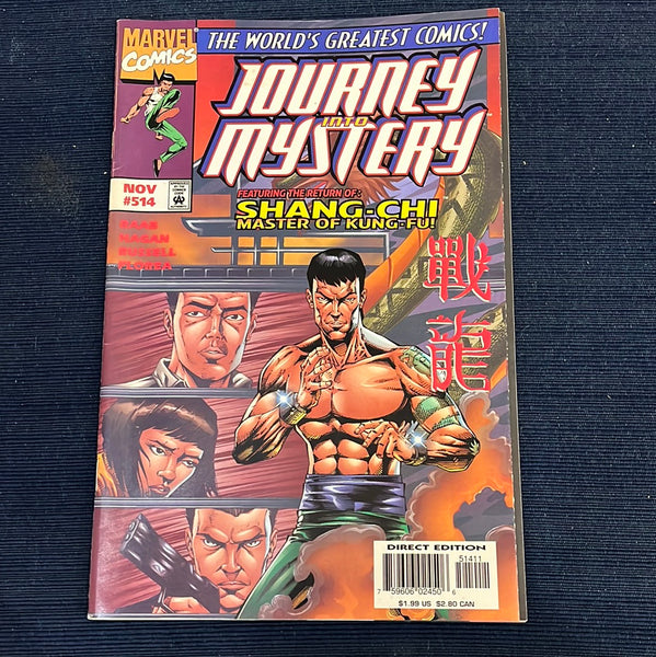 Journey Into Mystery #514 The Return of Shang-Chi! VF